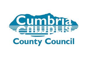 the logo of Cumbria County Council