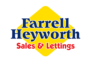 the logo of Farrell Heyworth estate agents